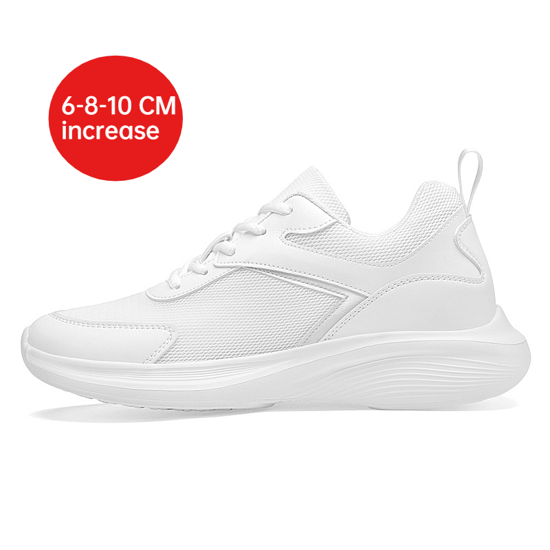 Mens Fashion Trainers - Herenmode Hoogteverhogende sneakers Ademend mesh Hoogteverhogende