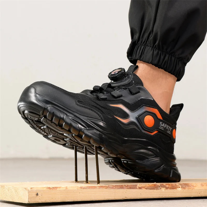 Mens Fashion Trainers - Werkschoenen met stalen neus voor heren
