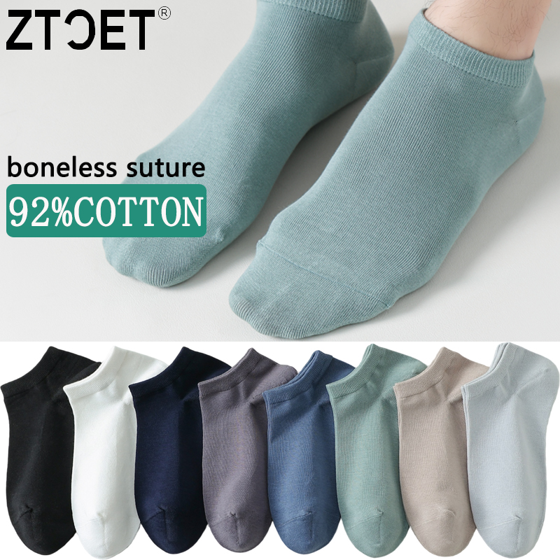 Socks Ankle Men - Heren katoenen sokken, korte, hoge kwaliteit,