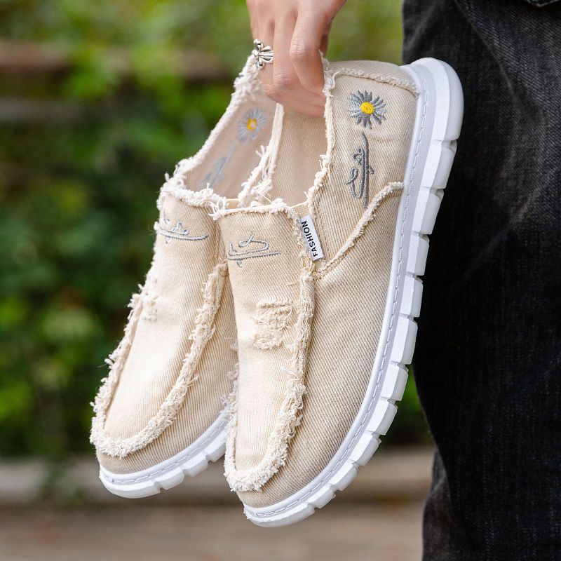 Modieuze canvas sneakers met p - Mens Fashion Trainers recensie en prijs