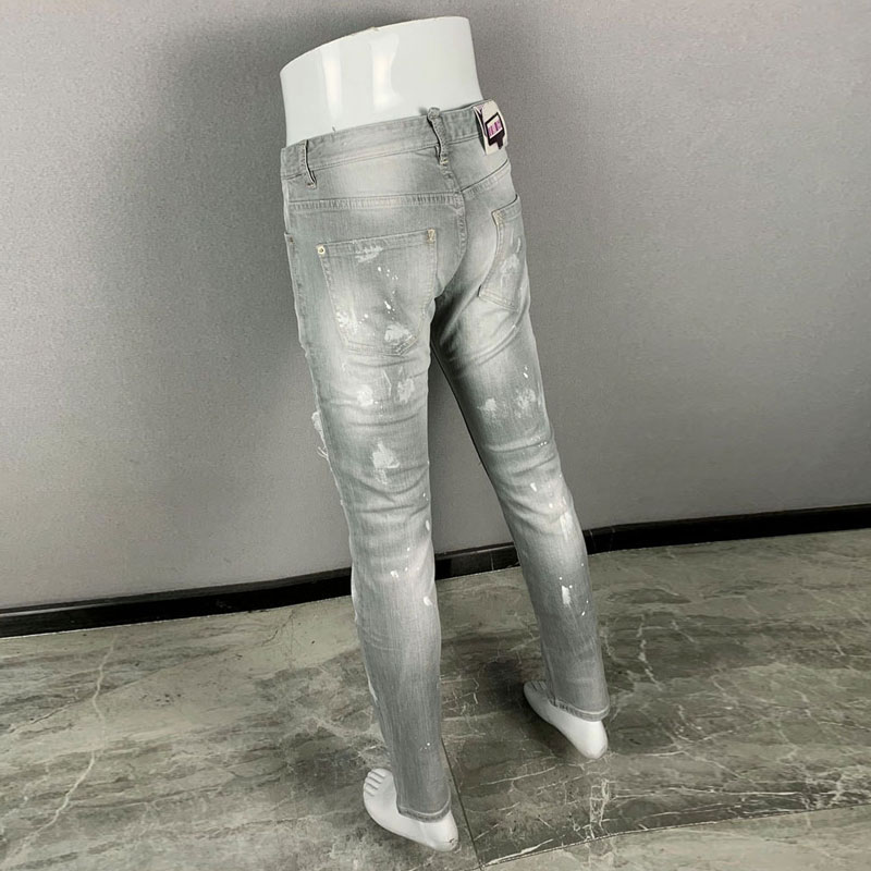 Modieuze nieuwe herenjeans, me - Men'S Fashion Grey Jeans recensie en prijs