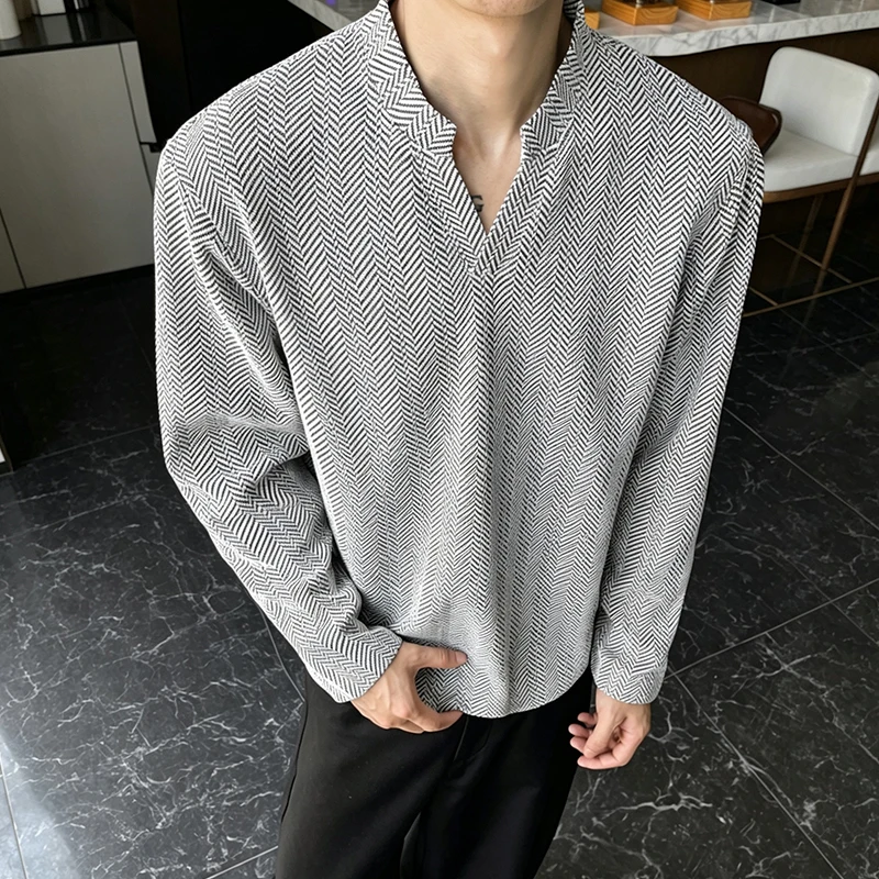 Heren overhemd met V-hals en l - Mens Fashion Summer recensie en prijs