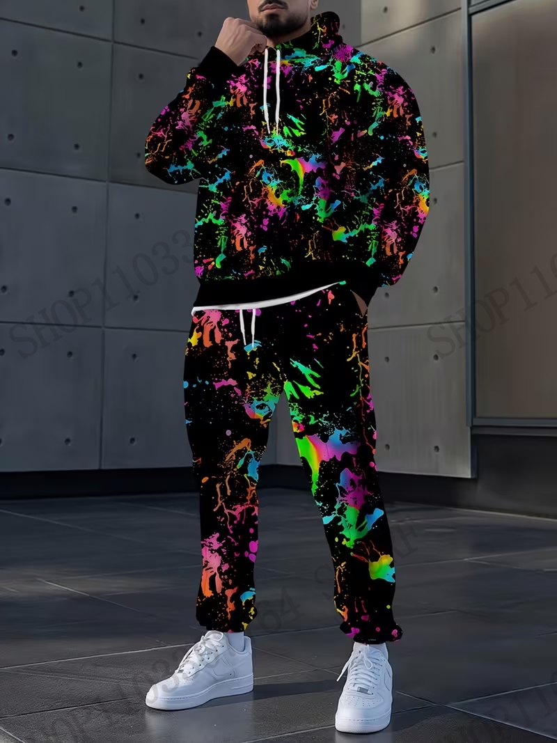 Levendige hoodie en broekset m - Mens Fashion Clothes recensie en prijs